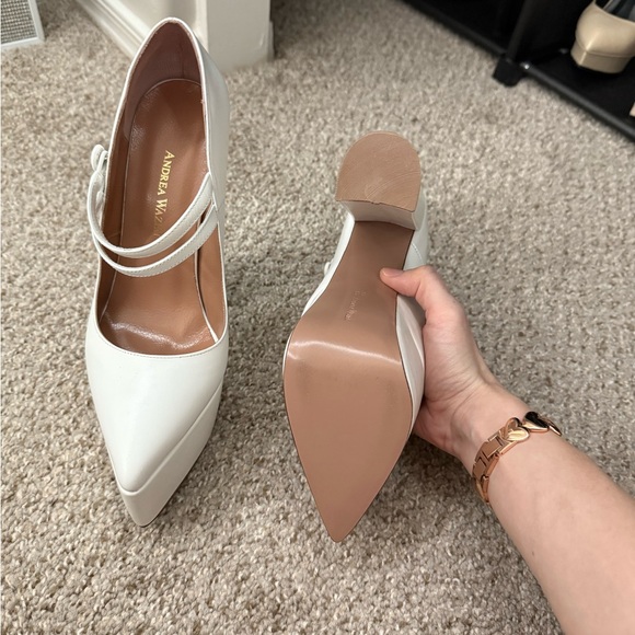 Andrea wazen double jeu Mary Jane platform pump heels *brand new* - Picture 2 of 5